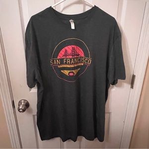 3XL San Francisco Souvenir Cotton T-Shirt